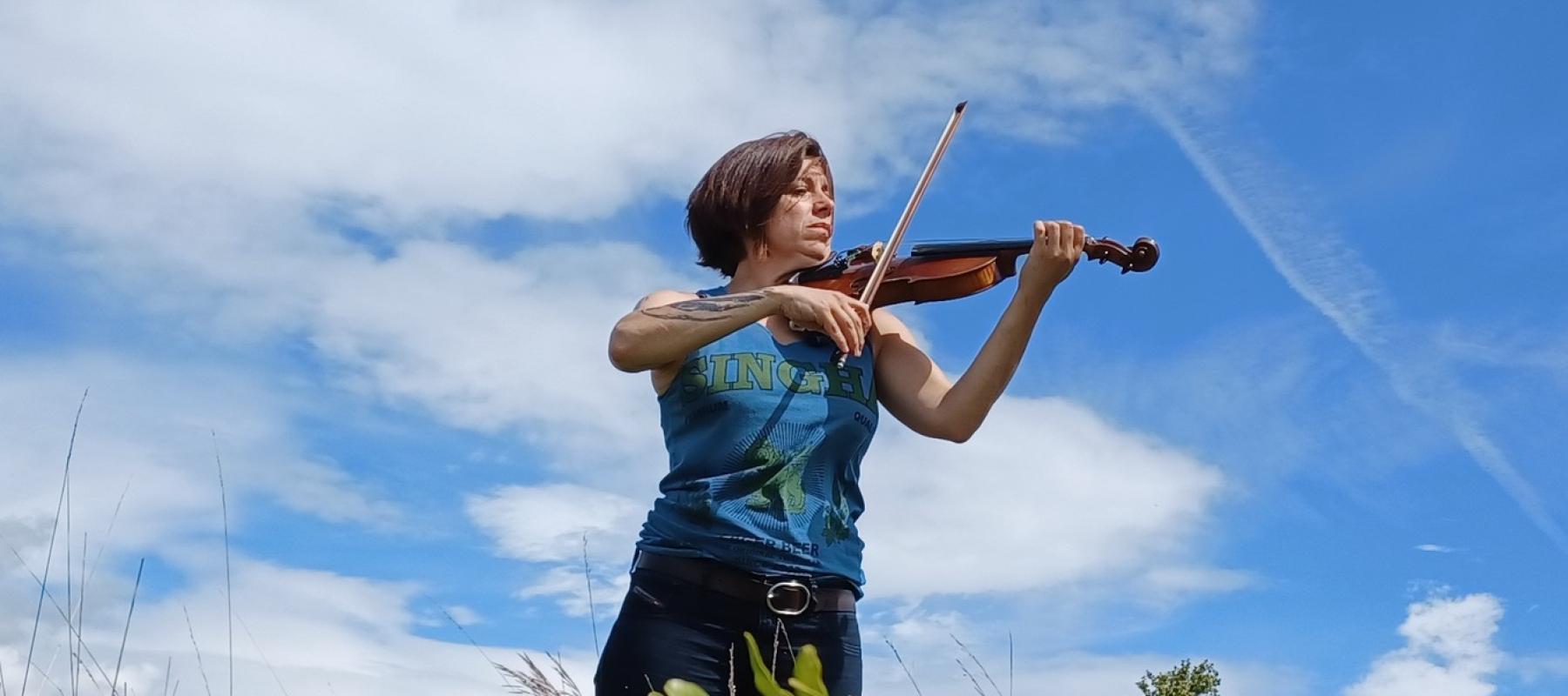 Instant musicale avec la Violoniste Floracoise